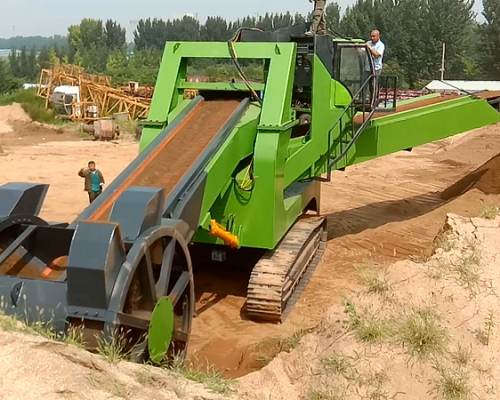 JXLQ-500 Gąsienicowe podwójne koło czerpakowe